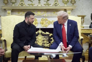 زيلينسكي شكر ترمب 11 مرة خلال لقائهما في البيت الأبيض