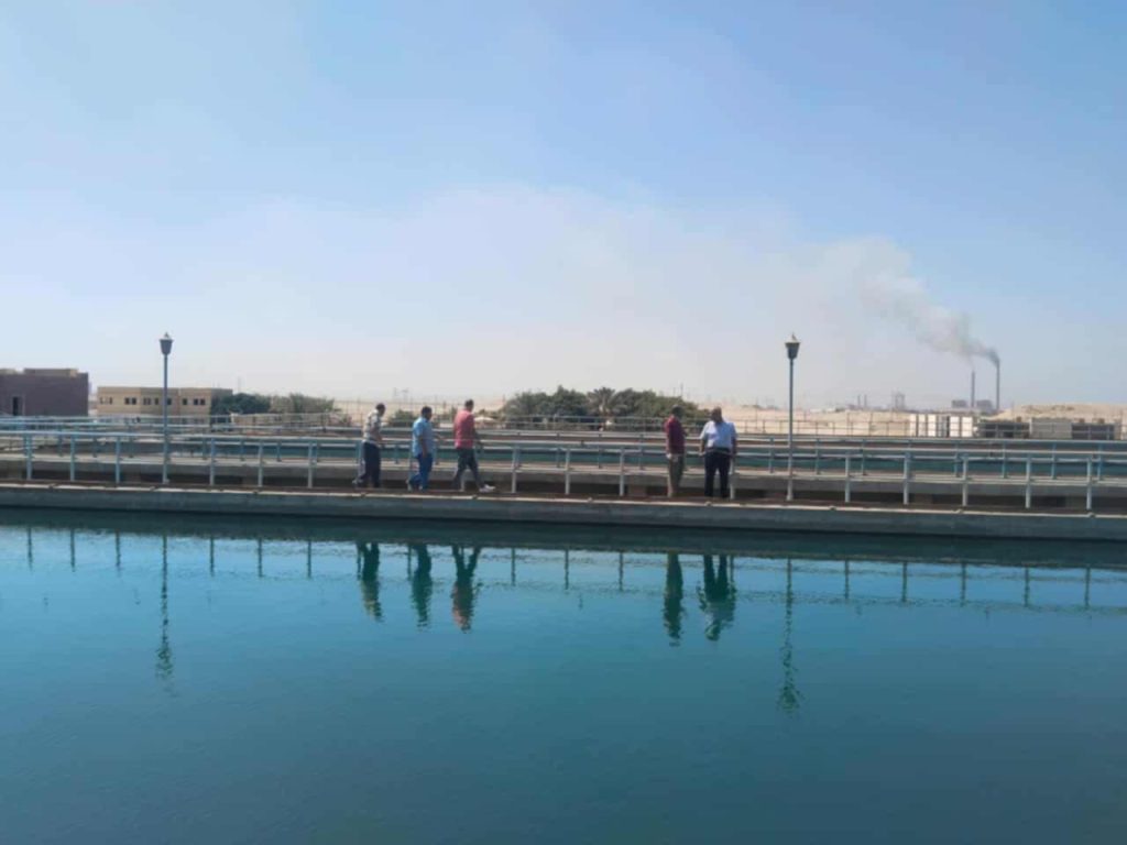 ازدواج خط مياه الكريمات يقترب من الانتهاء ورئيس شركة المياه يتابع المحطة والمعايير