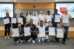 اختتام الدورة التدريبية المتقدمة في التزلج السريع على الجليد بالدوحة
