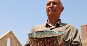 اكتشاف وعاء من العصور الوسطى بموقع حران المدرج بقائمة التراث المؤقت لليونسكو
