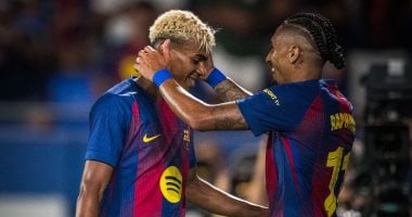 برشلونة يمطر شباك كومو بخماسية ويتوج ببطولة خوان جامبر الودية