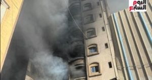 تفاصيل حريق مخزن مواسير بلاستيكية ببولاق أبو العلا