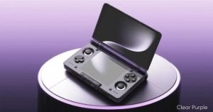 Ayn تكشف عن جهاز ألعاب ثنائى الشاشة مستوحى من Nintendo DS باللون البنفسجى – اليوم السابع