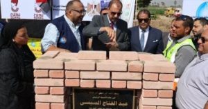 محافظ سوهاج يضع حجر الأساس لمشروع صرف الصحي أولاد عزاز بتكلفة 378 مليون جنيه
