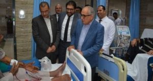 رئيس الهيئة العامة للتأمين الصحى يتفقد المجمع الطبي بطنطا – اليوم السابع