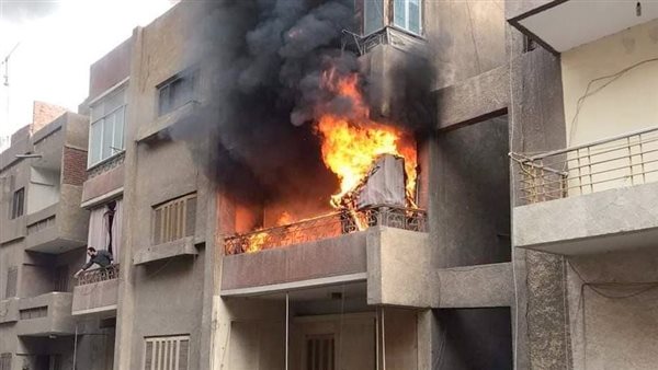 السيطرة على حريق شقة سكنية بمحيط المعهد القومي للبحوث في الدقي