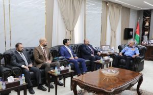 اللواء المعايطة يلتقي وفداً من وزارة الطوارئ والكوارث السورية