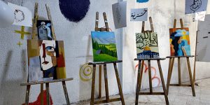 "Safe Space" Association Launches Its Activities with an Art Exhibition in Aleppo