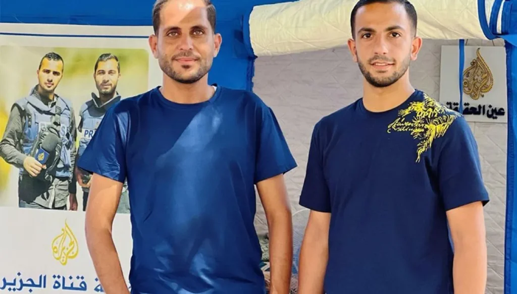 استشهاد مراسلي قناة الجزيرة ومصورين بقصف إسرائيلي استهدف خيمة للصحافيين بغزة