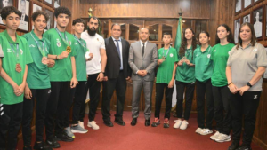 بعد التألق في البطولة الإفريقية.. الوزير صادي يستقبل المنتخب الوطني للتايكواندو – الشروق أونلاين