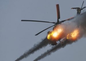 أوكرانيا: قواتنا أسقطت مروحية روسية بطائرة مسيرة