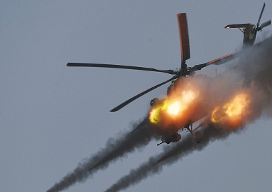 أوكرانيا: قواتنا أسقطت مروحية روسية بطائرة مسيرة