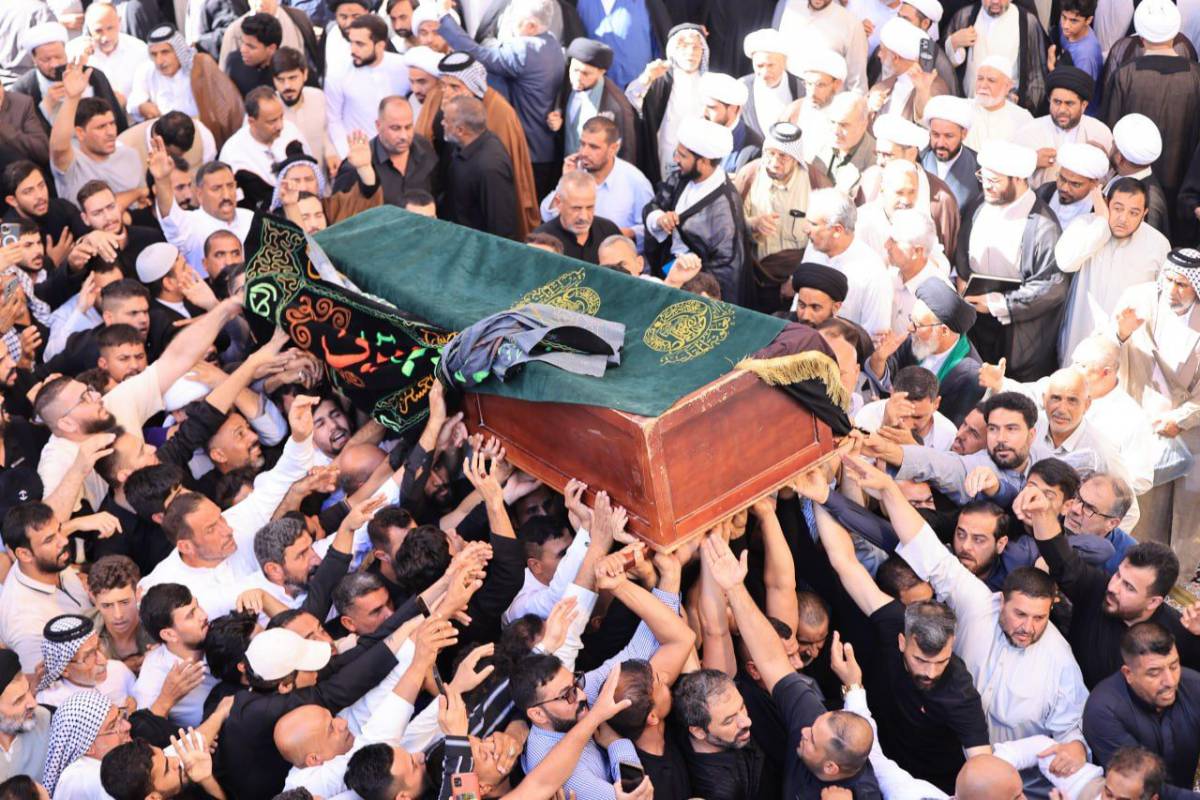 أوساط رسمية ودينية تعزّي المرجع السيستاني بوفاة عقيلته