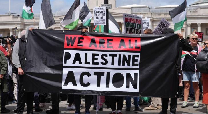 شرطة لندن توجه الاتهام إلى 47 شخصاً لدعم مجموعة “فلسطين أكشن” المحظورة