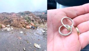 Une recherche dans des tonnes de déchets se termine par la récupération de deux bagues précieuses