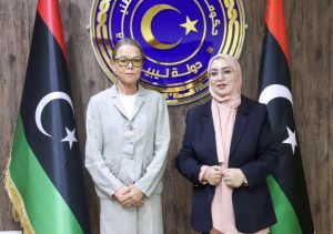 الطرمال تلتقي المنسقة المقيمة للأمم المتحدة للشؤون الإنسانية في ليبيا