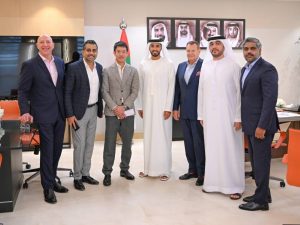 راشد بن حميد يبحث مع وفد فنادق دوسيت ثاني فرص الاستثمار بعجمان