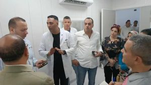 وكيل صحة البحيرة يجري جولة مرورية ميدانية على مستشفى كفر الدوار العام