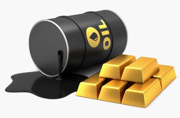 ارتفاع أسعار الذهب وانخفاض النفط عالميا