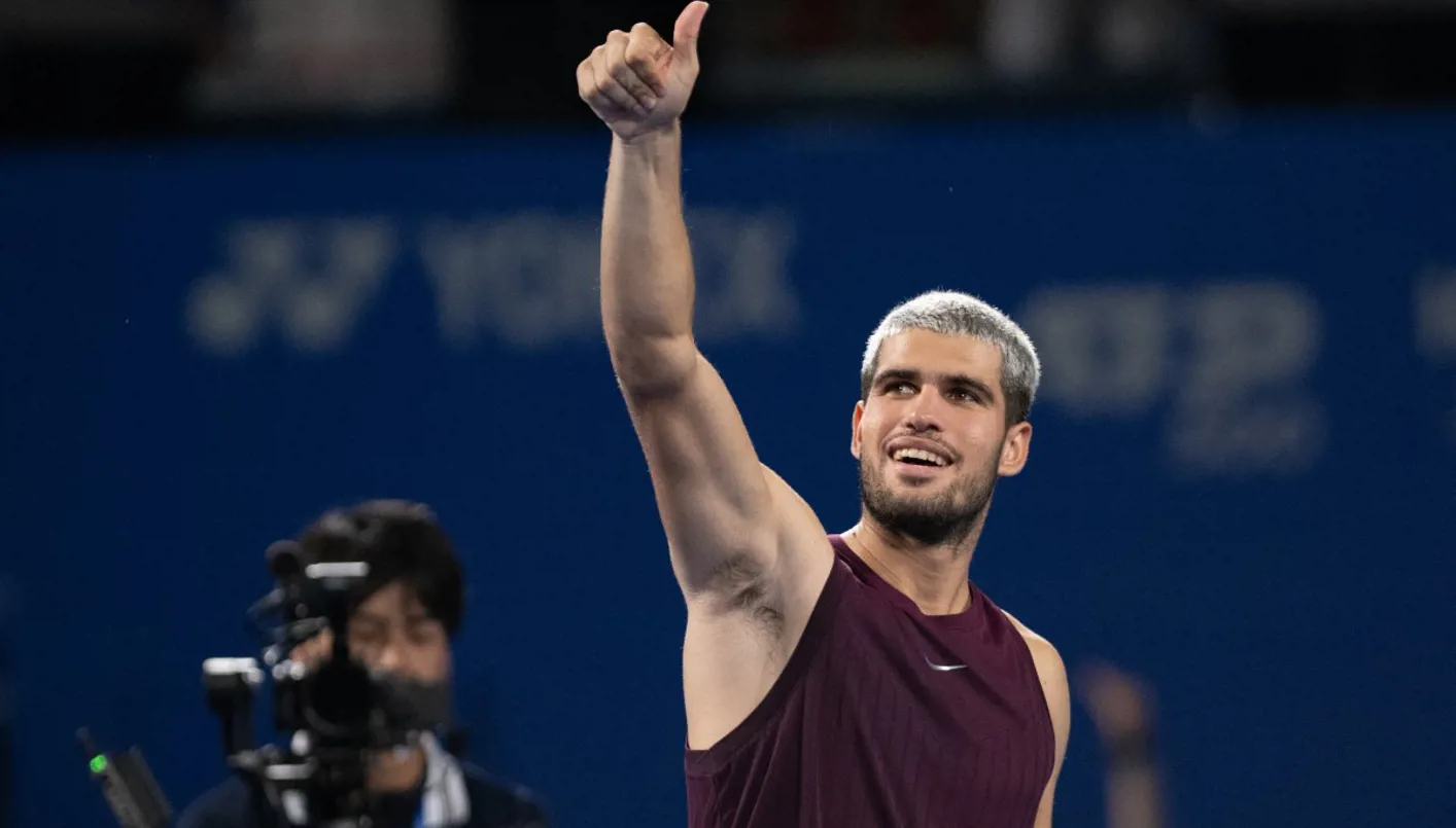 ألكاراز يثأر من فريتز ويحرز لقب دورة اليابان