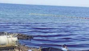 تسرب بترولي شمال البحر الأحمر بسبب كسر مفاجئ في أحد خطوط شقير برأس غارب