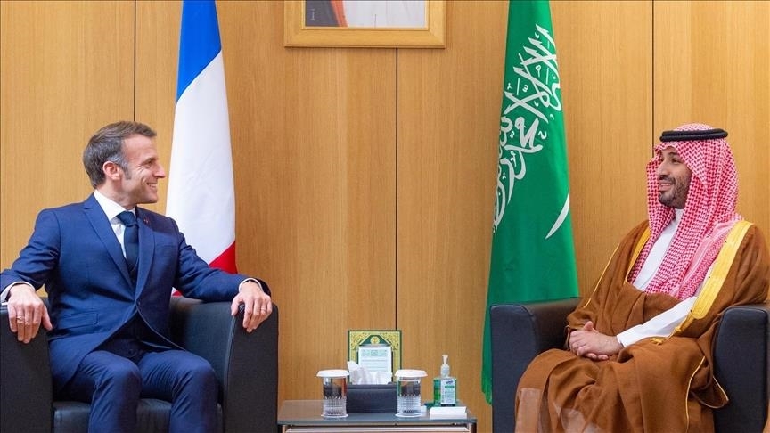 ابن سلمان يبحث مستجدات فلسطين مع ماكرون ويدعو لوقف الحرب على غزة
