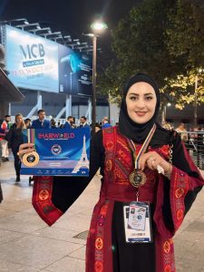 لميس عساف تحصد المرتبة الرابعة في بطولة كأس العالم للتجميل وتؤكد أهمية حضور فلسطين في المسابقات الدولية