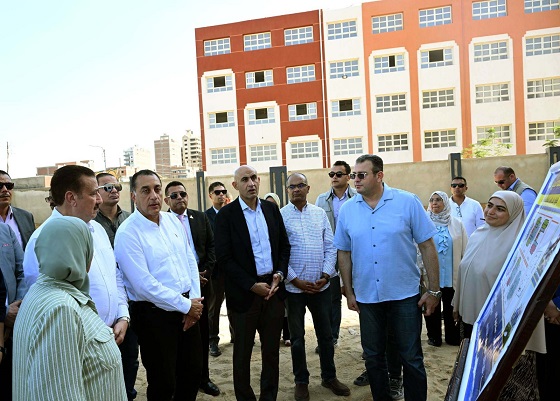 رئيس الوزراء يتفقد أعمال إنشاء المدرسة المصرية اليابانية الجديدة بشبين الكوم