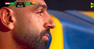 محمد صلاح يتواجد مع بدلاء منتخب مصر قبل نهاية مباراة غينيا بيساو للمشاركة بالاحتفالات – اليوم السابع
