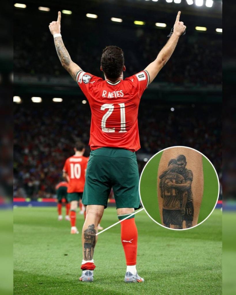 نيفيز يهدي هدفه الدولي الأول لروح صديقه الراحل