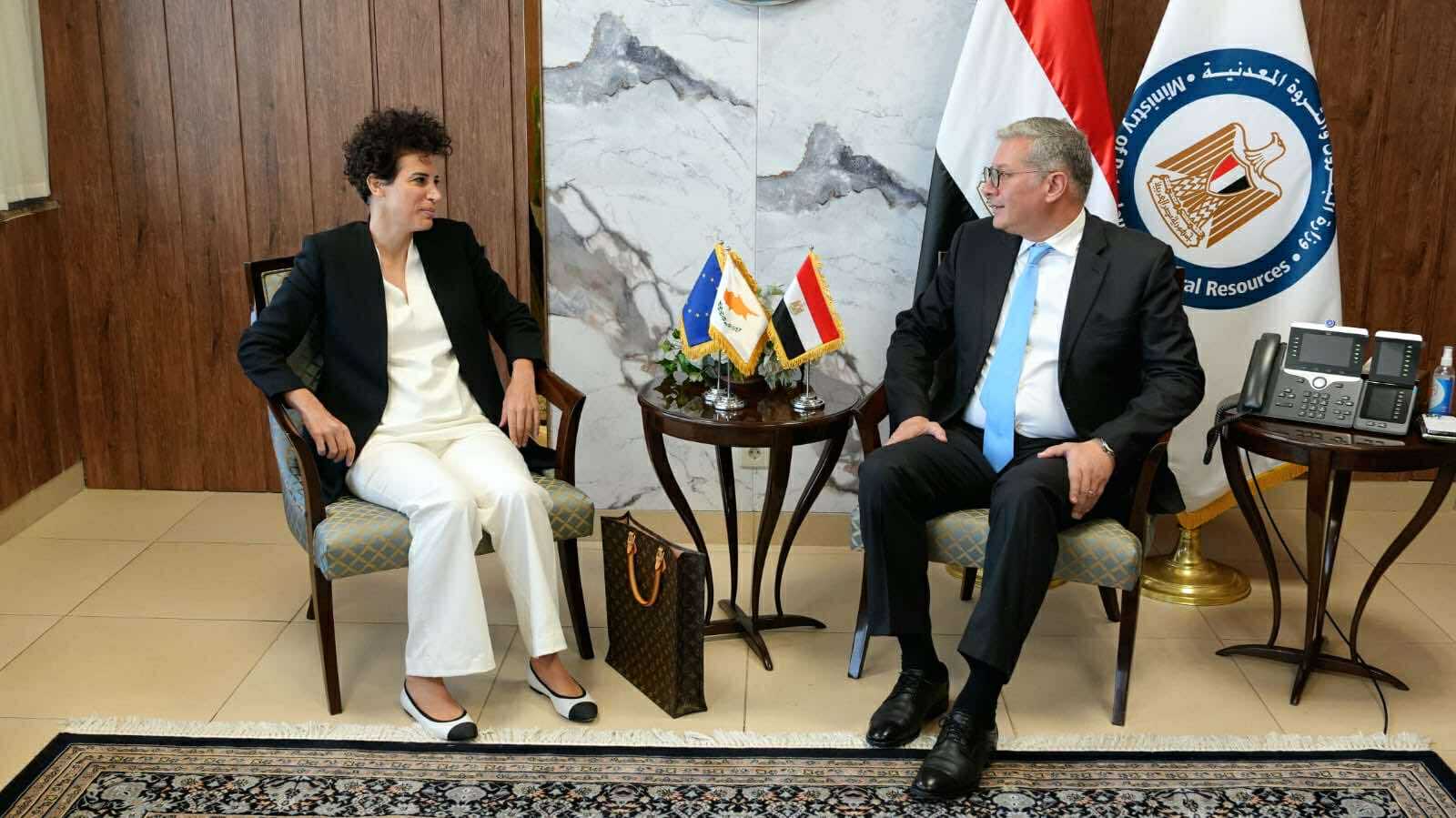 قبرص تبدي رغبتها بالتعاون مع مصر في قطاع التعدين