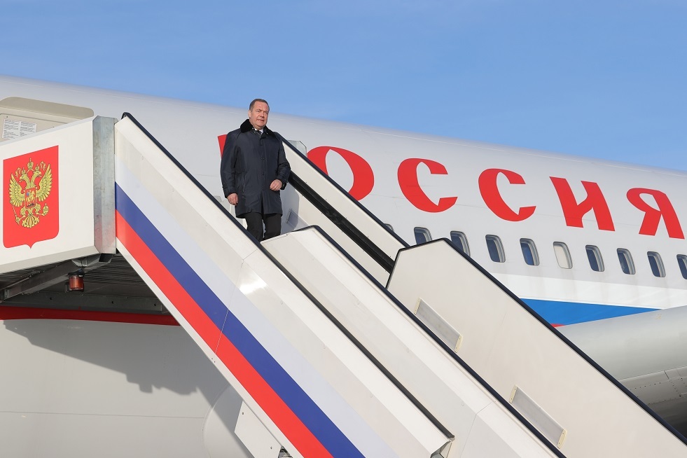 مدفيديف في كوريا الشمالية للمشاركة في احتفالات تأسيس الحزب العمال الحاكم