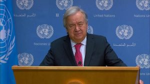 جوتيريش: وقف دائم لإطلاق النار بغزة وعملية سياسية ذات مصداقية أمران أساسيان لوقف إراقة الدماء