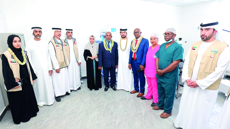 افتتاح مشاريع “أم الإمارات” الصحية في “أنجوان” بجزر القمر