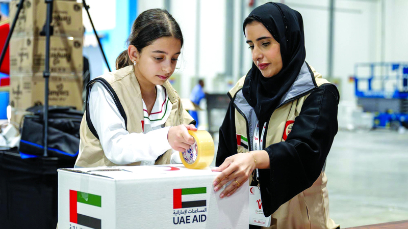 Les Émirats arabes unis, plus grand donateur d’aide humanitaire à Gaza