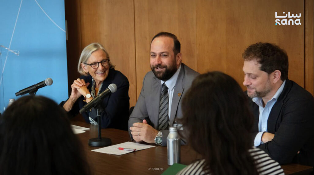 معهد السياسات العالمية يستضيف وزير الإعلام السوري في ندوة حوارية